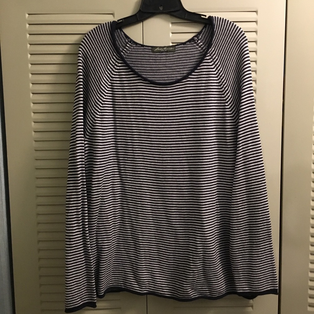 Eddie Bauer Striped Top, XL